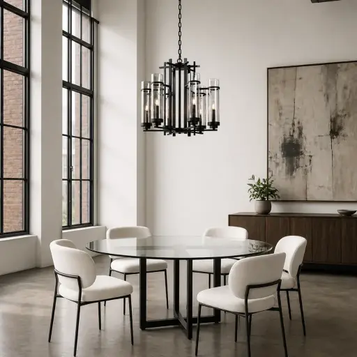 [BURGESS PE06-BK] BURGESS 6 PENDANT LIGHT